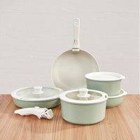 Essenttiel™ Cookware Set - Mint Green