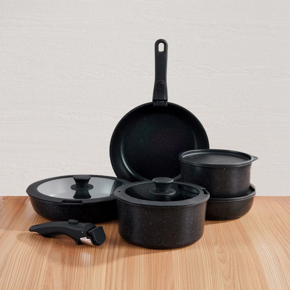 Essenttiel™ Cookware Set - Black