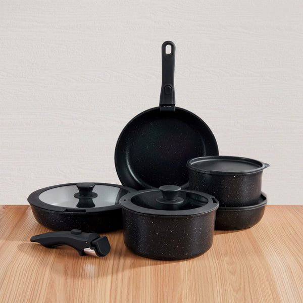 Essenttiel™ Cookware Set - Black
