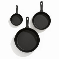 Essenttiel™ Cast Iron Skillet Set (3 Pieces)