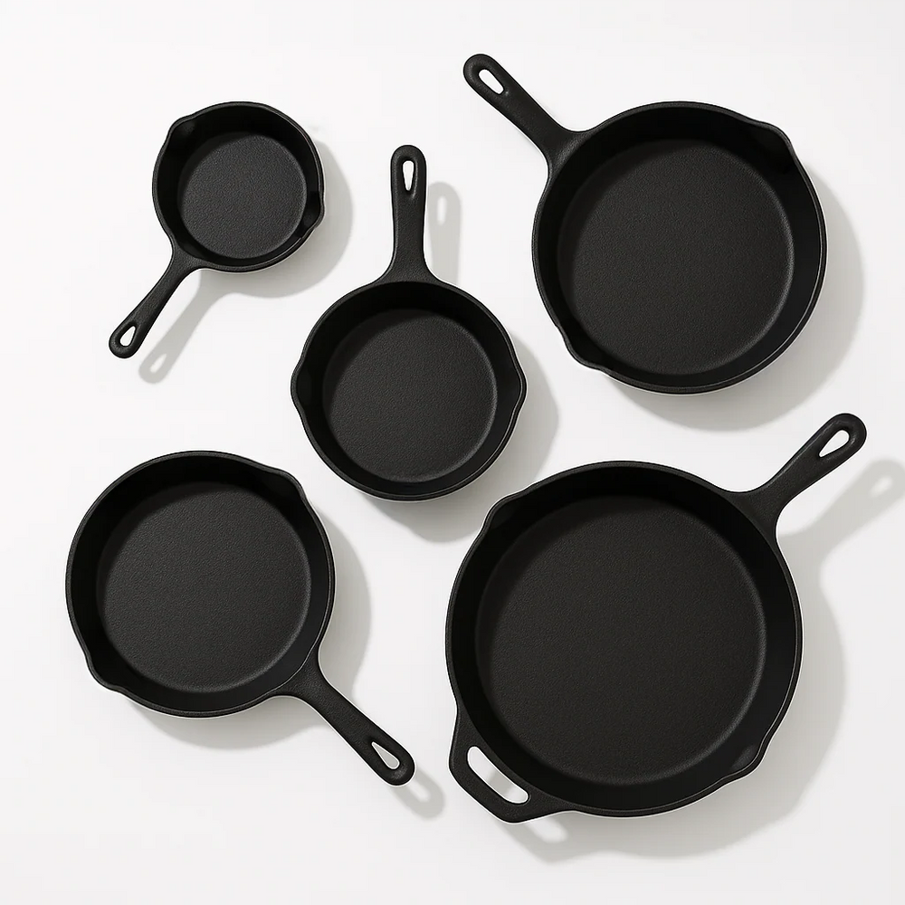 Essenttiel™ Cast Iron Skillet Set (5 Pieces)