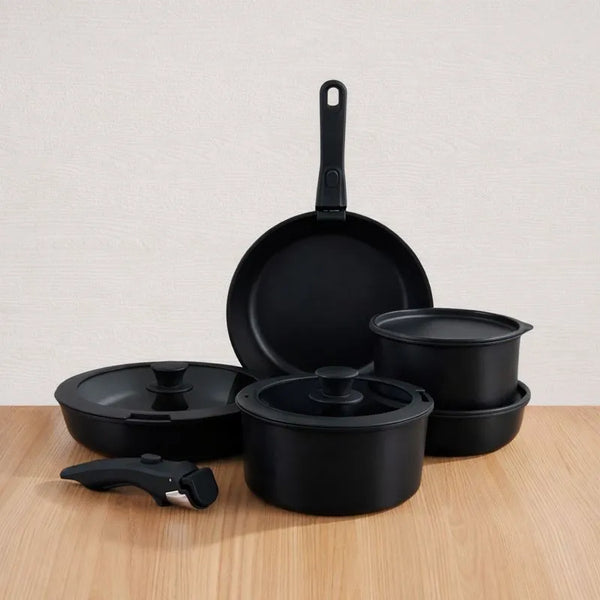 Essenttiel™ Cookware Set - Obsidian Black