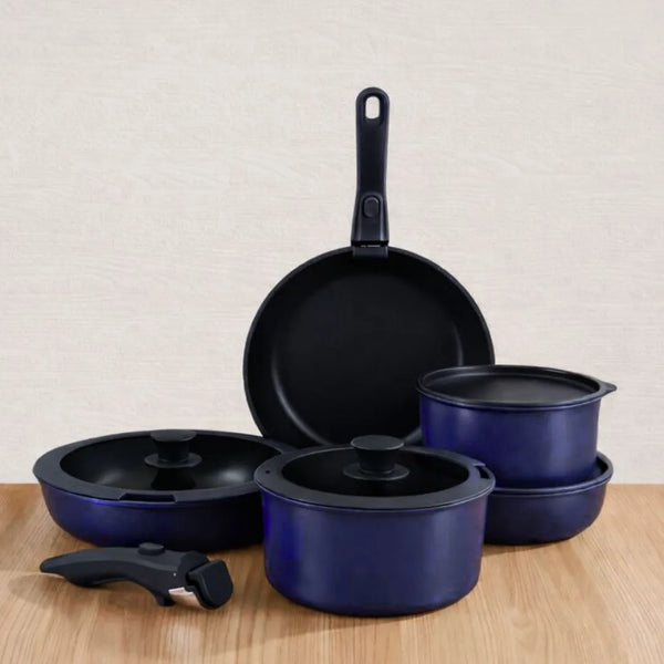 Essenttiel™ Cookware Set - Aurora Blue
