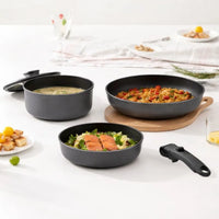 Essentiel™ Cookware Set - Graphite Gray
