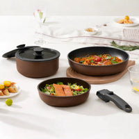 Essenttiel™ Cookware Set - Dune Taupe