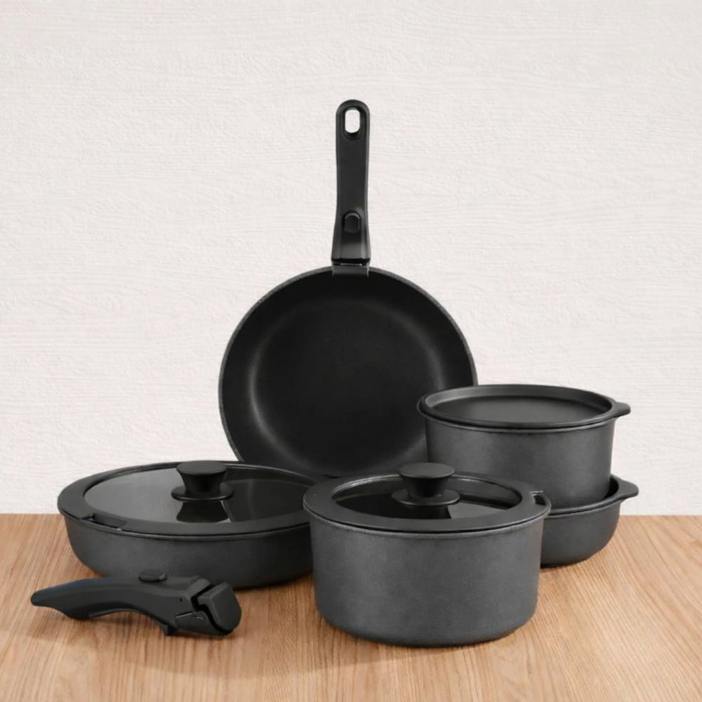 Essentiel™ Cookware Set - Graphite Gray