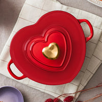 Essenttiel™ Heart-Shaped Cast Iron Pot