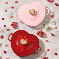 Essenttiel™ Heart-Shaped Cast Iron Pot