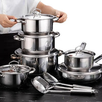 Essenttiel™ Stainless Steel Cookware & Utensils Set