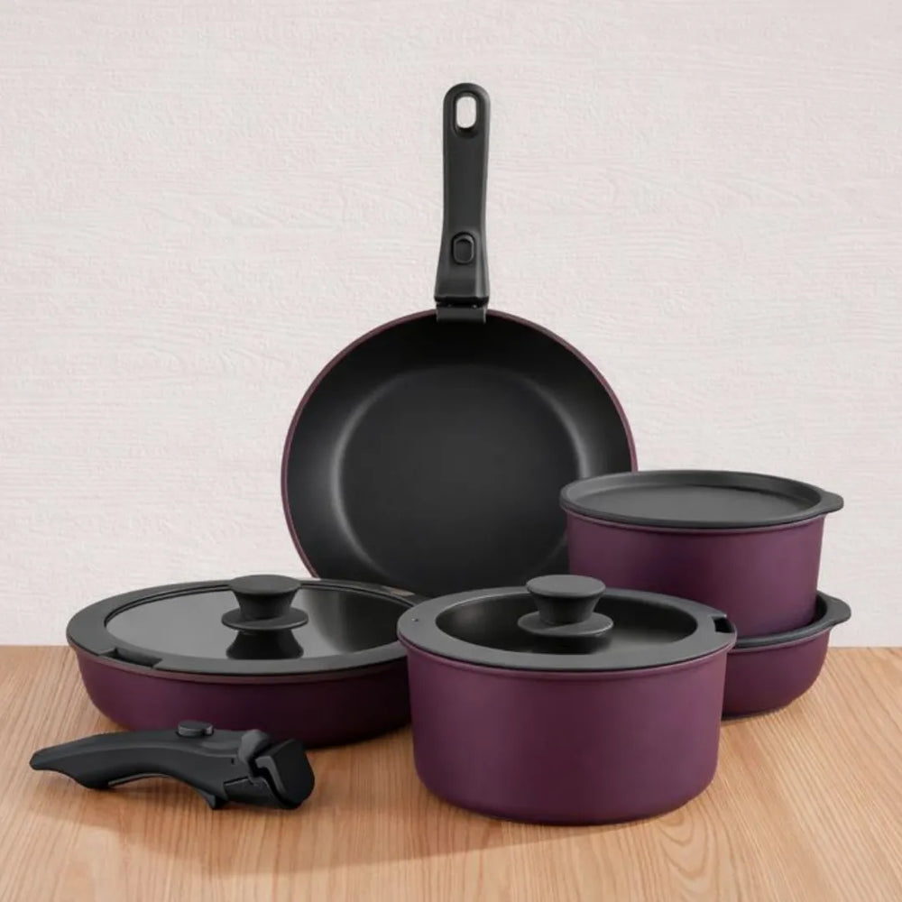 Essenttiel™ Cookware Set - Nebula Purple