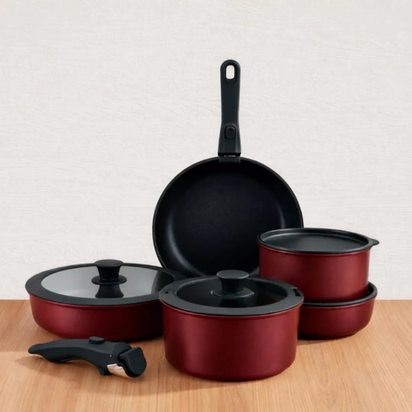 Essenttiel™ Cookware Set - Ember Red
