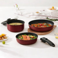 Essenttiel™ Cookware Set - Ember Red