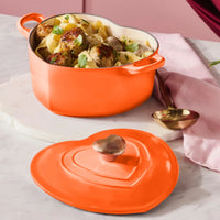 Essenttiel™ Heart-Shaped Cast Iron Pot